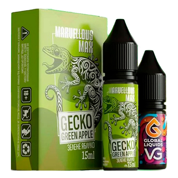 Набор Marvellous Max Gecko Green Applet, 15 мл