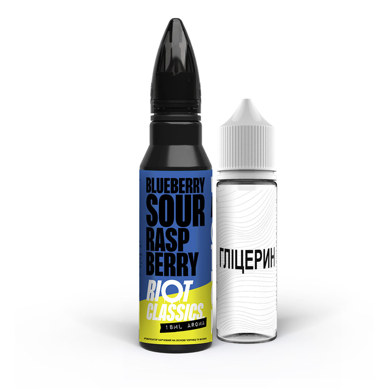 Набор Riot Classics Blueberry sour raspberry, 60 мл