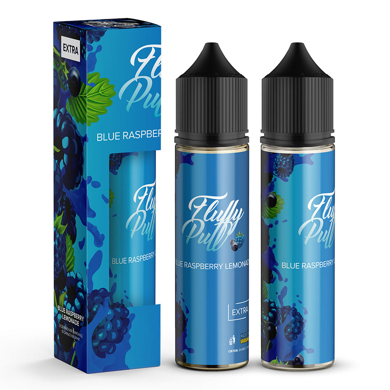 Набор Fluffy Puff Salt Blue Raspberry Lemonade, 60 мл