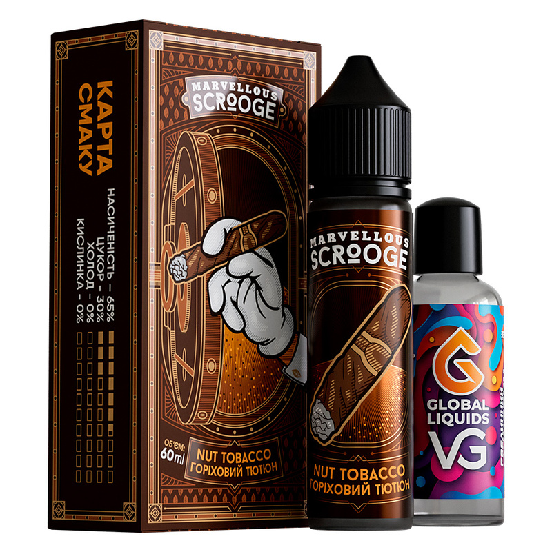 Набор Marvellous Scrooge Nut Tobacco, 60 мл