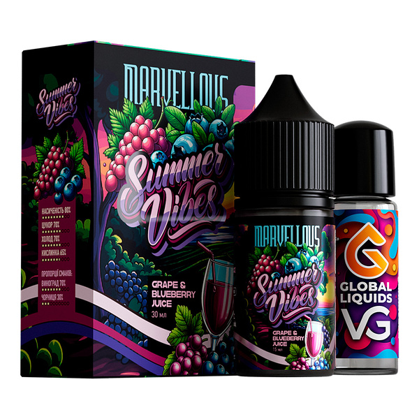 Набор Marvellous Summer Grape Blueberry Juice, 30 мл