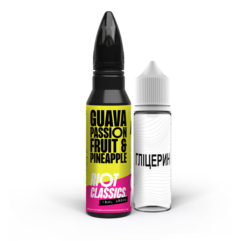 Набір Riot Classics Guava passion fruit pineapple, 60 мл