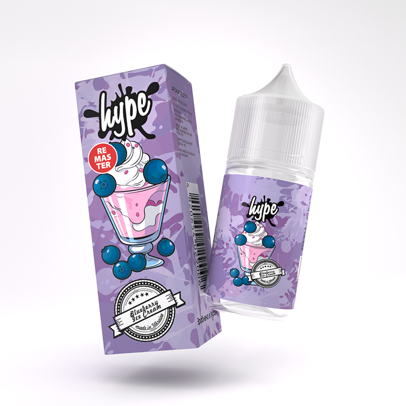 Набор Hype Remaster Blueberry Ice Cream, 30 мл