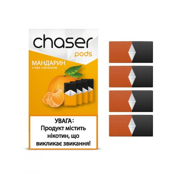 Сменный картридж для Juul Chaser Pods - Мандарин 4 шт (Original)