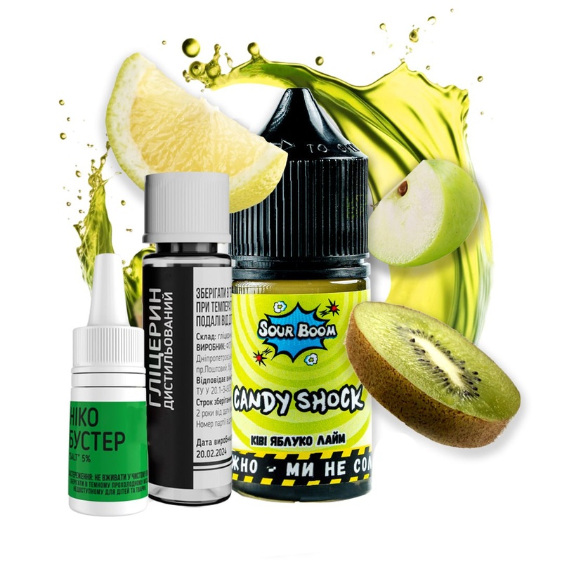 Набор Sour Boom Candy Shock, 30 мл