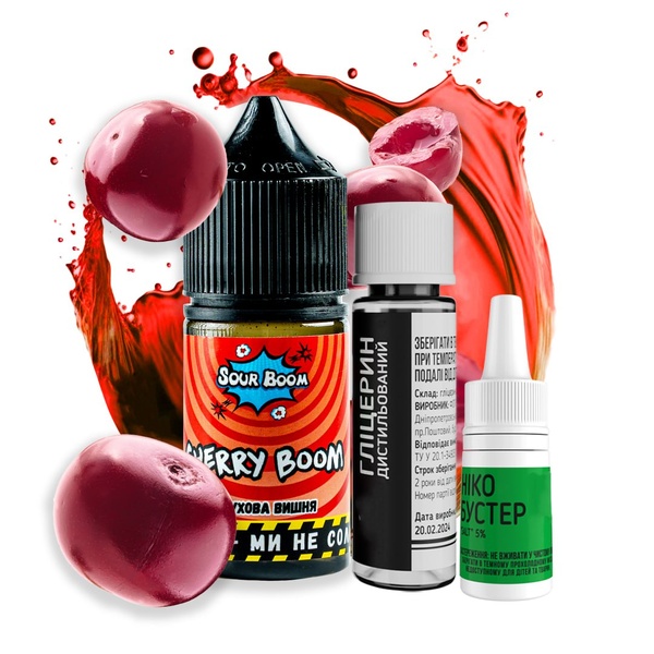 Набор Sour Boom Cherry boom, 30 мл