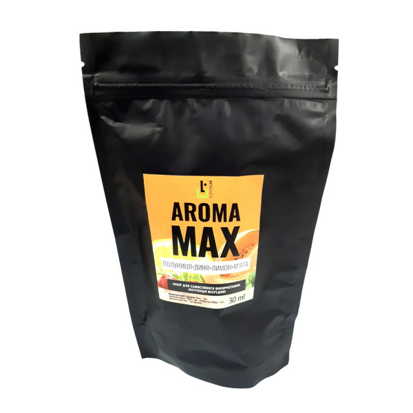 Набор Aroma max Клубника-Дыня-Лимон-Мята, 30 мл Солевой