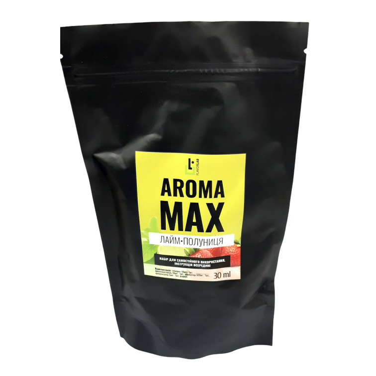 Набір Aroma mix Лайм-Полуниця, 30 мл Сольовий