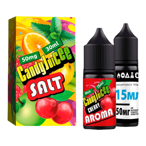 Набір Candy Juice Cherry, 30 мл Сольовий