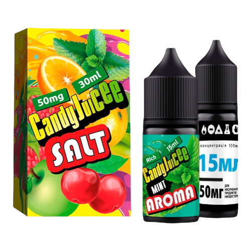 Набор Candy Juice Mint, 30 мл Солевой