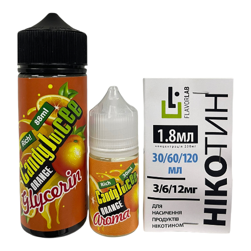 Набір Candy Juice Orange, 120 мл. Органічний