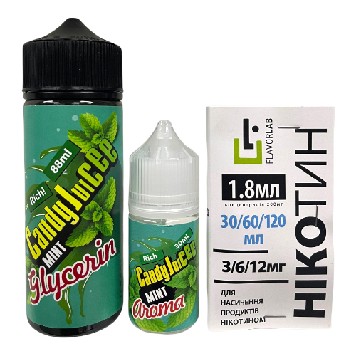 Набор Candy Juice Mint, 120 мл Органический