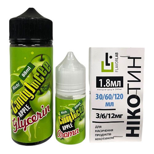 Набор Candy Juice Apple, 120 мл Органический
