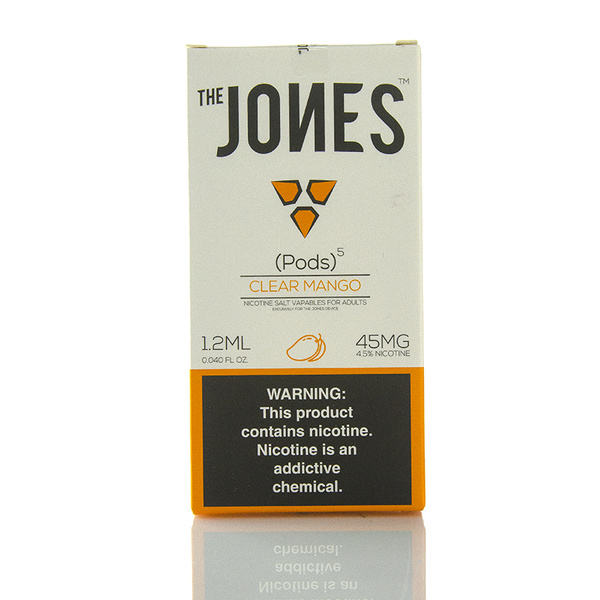 Испаритель одноразовый Jones Pods Cartridge Clear Mango 5 шт (Original)