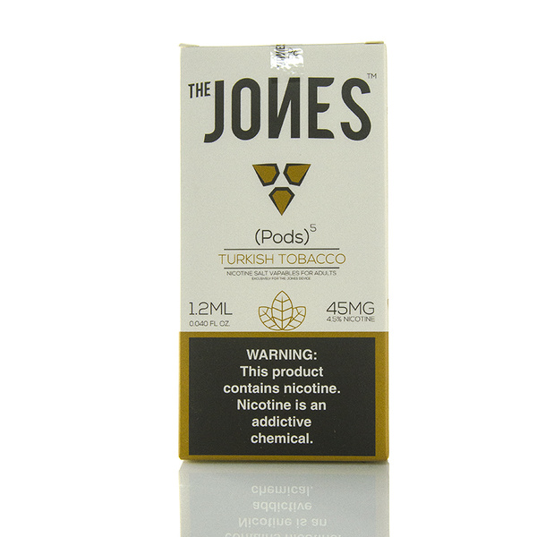 Испаритель одноразовый Jones Pods Cartridge Turkish Tobacco 5 шт (Original)