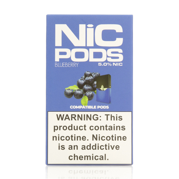 Испаритель одноразовый для Juul Nic Pods Cartridge Blueberry 4 шт (Original)