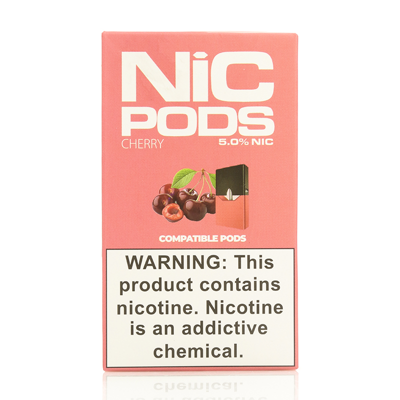 Испаритель одноразовый для Juul Nic Pods Cartridge Cherry 4 шт (Original)