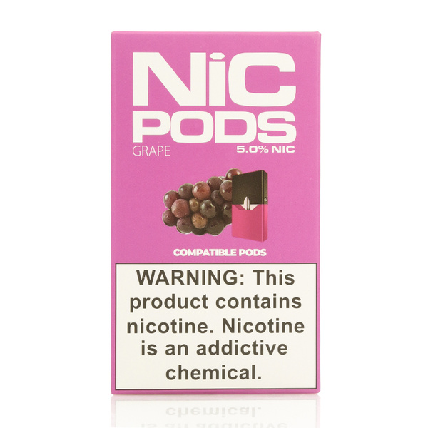 Испаритель одноразовый для Juul Nic Pods Cartridge Grape 4 шт (Original)