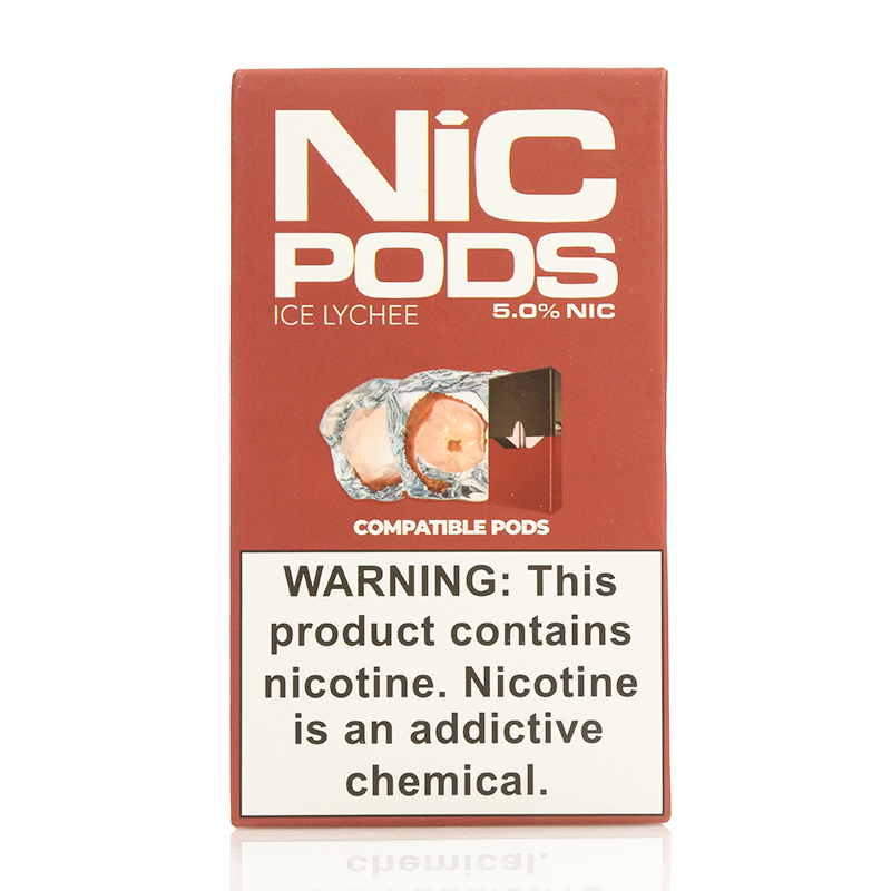 Испаритель одноразовый для Juul Nic Pods Cartridge Lychee Ice 4 шт (Original)