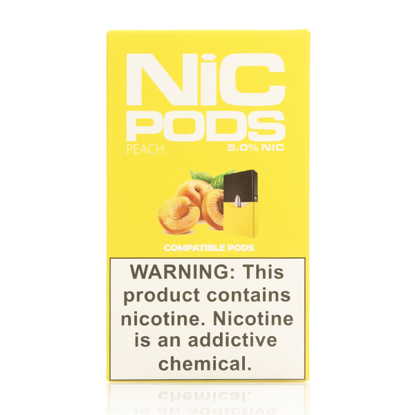 Испаритель одноразовый для Juul Nic Pods Cartridge Peach 4 шт (Original)