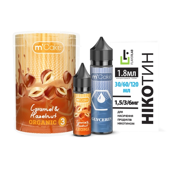 Набор M-Cake Caramel & Huzelnat, 60 мл Органический