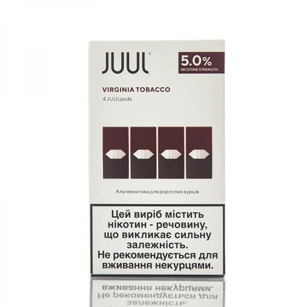 Картриджи JUUL Cartridge Virginia Tobacco 5% 4 шт (Original)