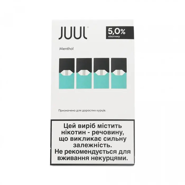 Картриджи JUUL Cartridge Menthol 5% 4 шт (Original)
