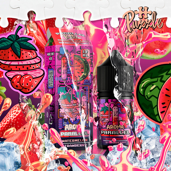 Набор In Bottle Parallel Strawberry Watermelon, 30 мл