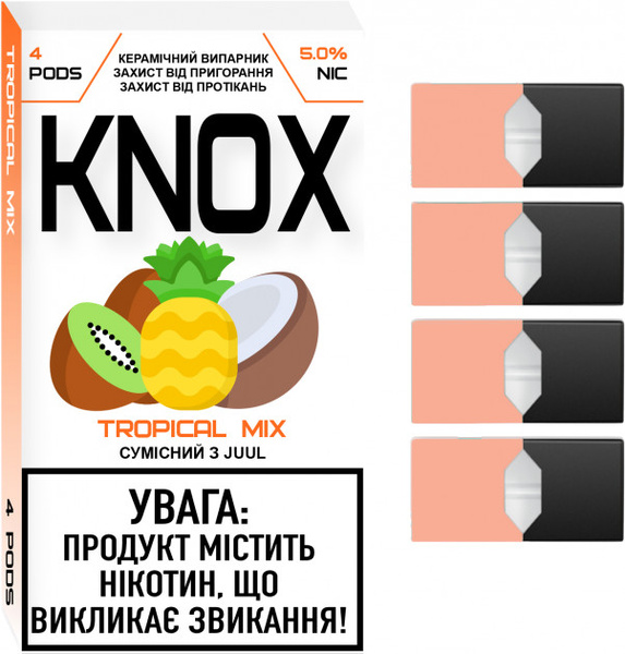 Сменный картридж для Juul KNOX - Tropical Mix 4 шт (Original)