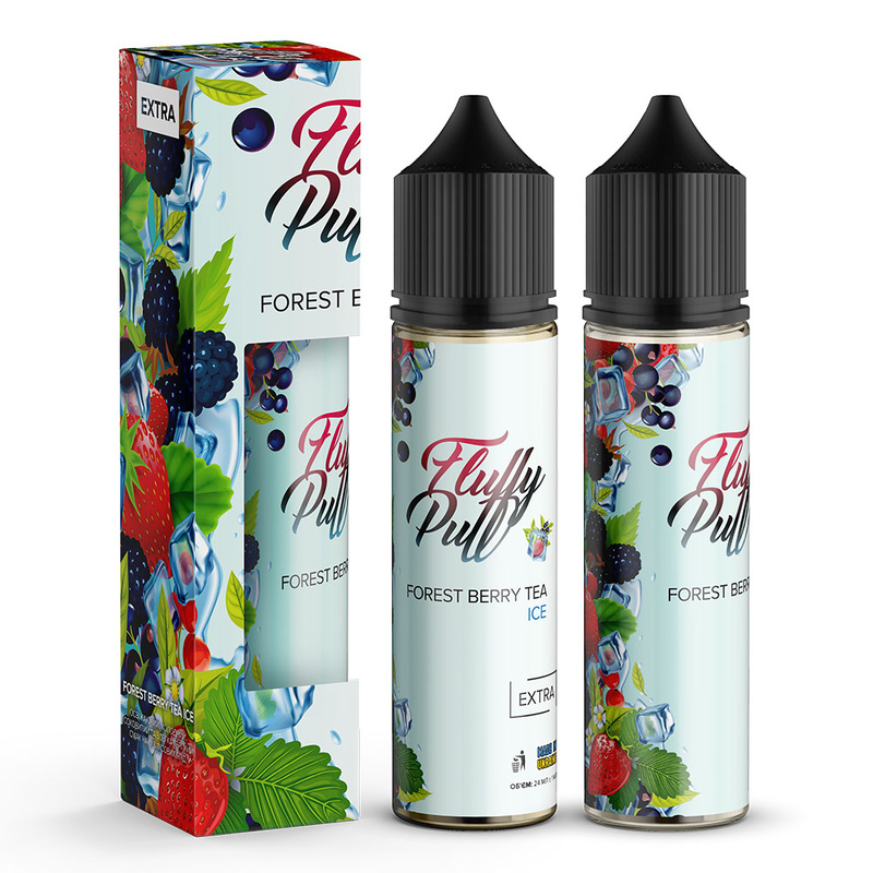 Набор Fluffy Puff Salt Forest Berry Tea Ice, 60 мл