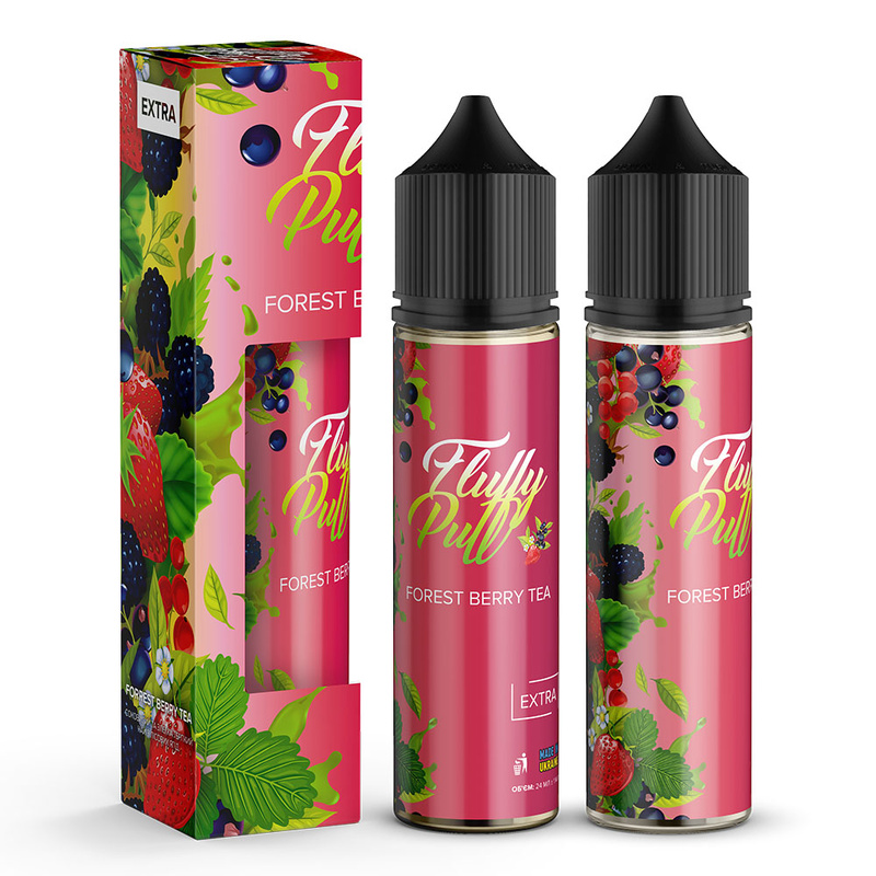 Набор Fluffy Puff Salt Forest Berry Tea, 60 мл
