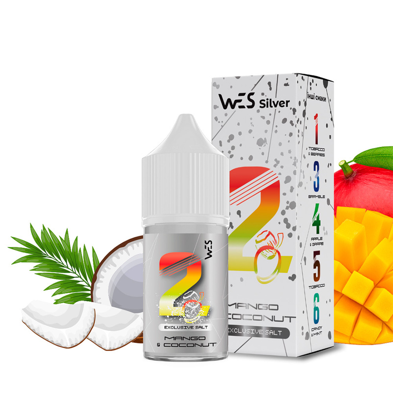 Набор WES Silver Mango Coconut, 30 мл