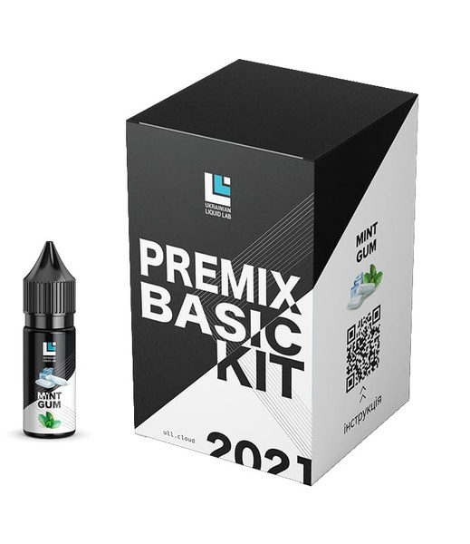 Набор Premix Basic Kit Mint Gum, 30 мл Солевой