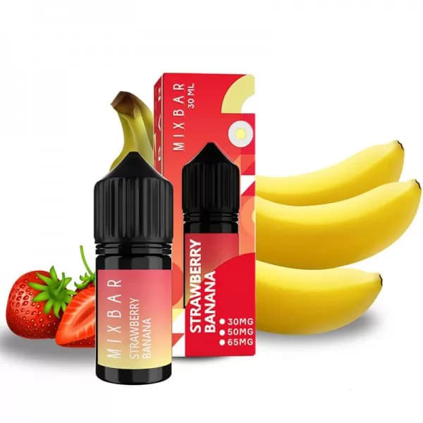 Жидкость MIX BAR Strawberry Banana, 30 мл