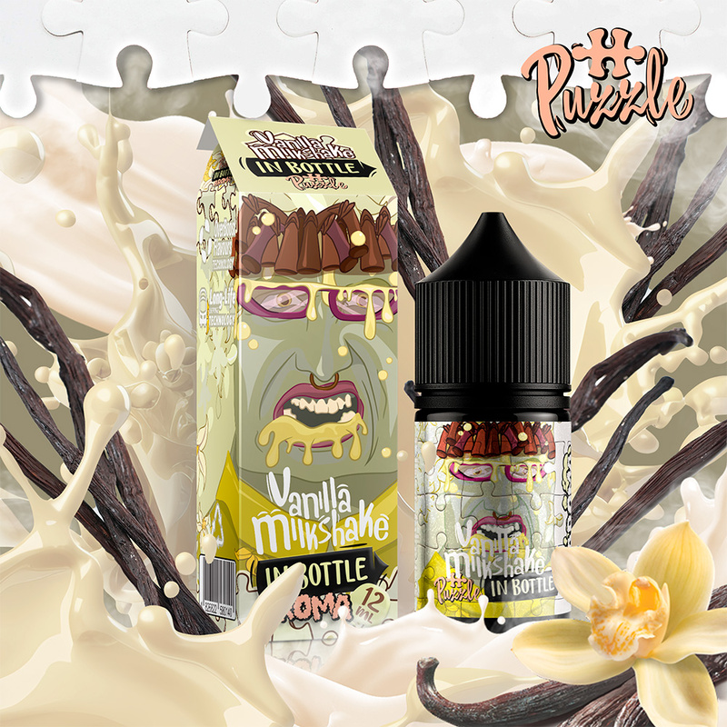 Набор In Bottle Salt Vanilla Milkshake, 30 мл