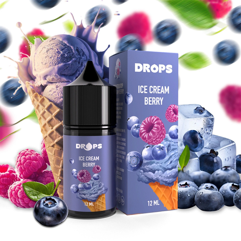 Набор Hype Drops Ice Cream Berry, 30 мл