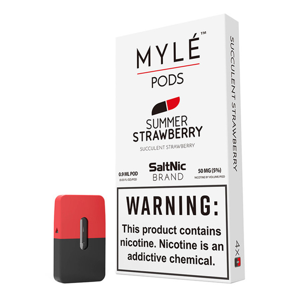 Сменный картридж для MYLE Device Pods - Summer Strawberry 4 шт (Original)
