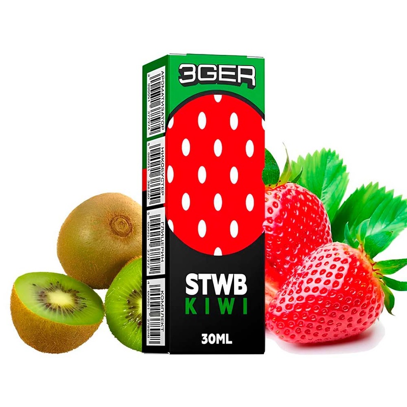 Набор 3Ger Strawberry Kiwi, 30 мл