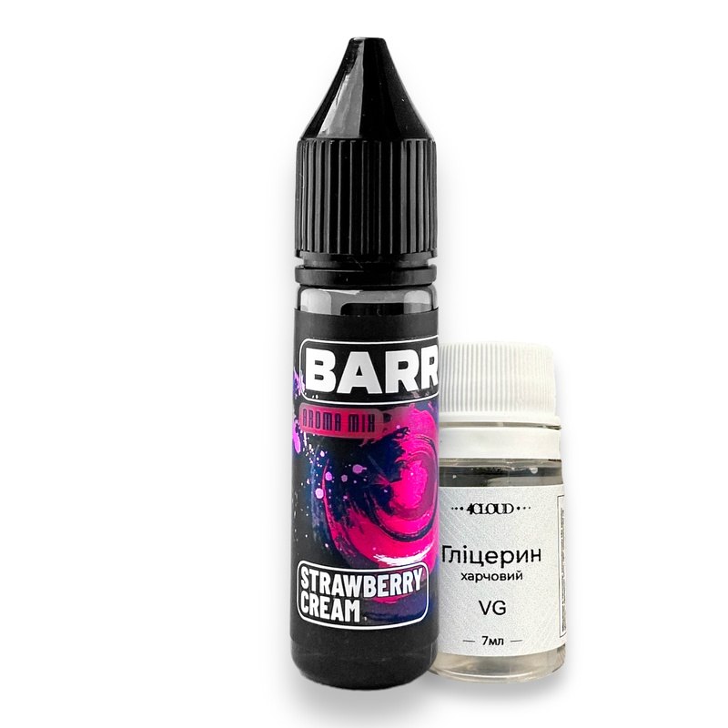 Набор 4Cloud Barr Strawberry Cream, 15 мл