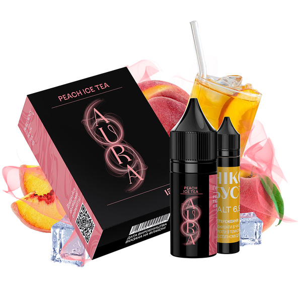 Набор Aura 69 Peach Ice Tea, 15 мл