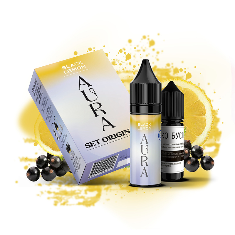 Набір Aura Black Lemon, 15 мл