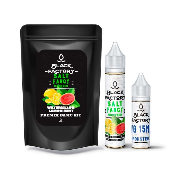 Набор Black Factory Salt Fancy Monster Watermelon Lemon Mint, 30 мл