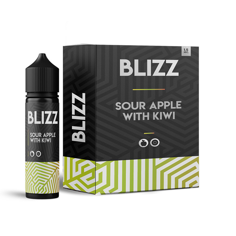 Набор Blizz Sour Apple Kiwi, 60 мл