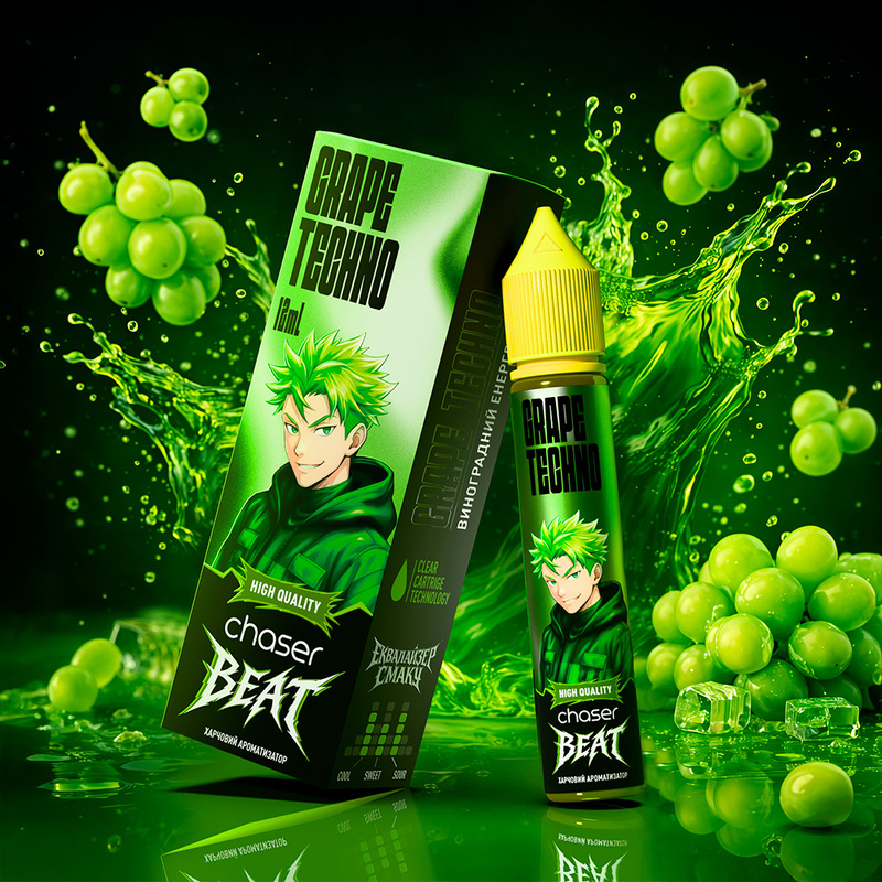 Набор Chaser BEAT Grape Techno, 30 мл