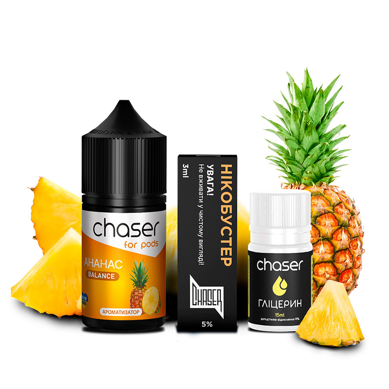 Набір Chaser For Pods Ананас, 30 мл