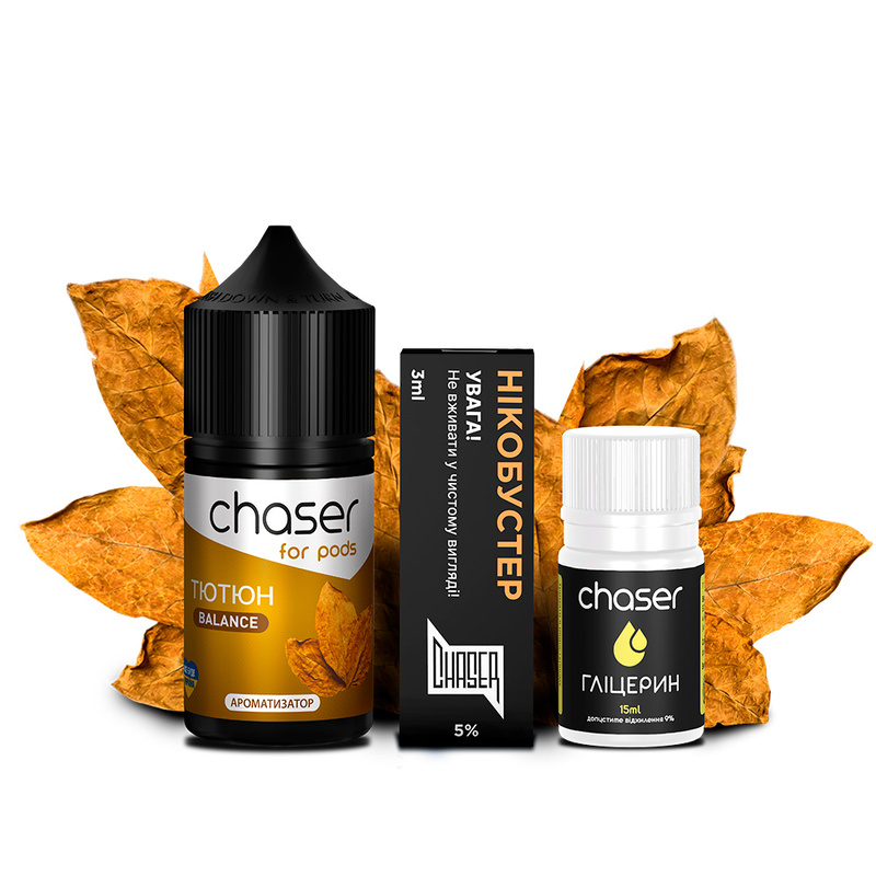 Набор Chaser For Pods Тютюн, 30 мл