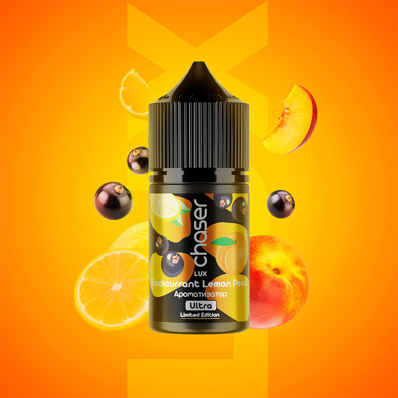 Набор Chaser LUX Blackcurrant Lemon Peach, 30 мл