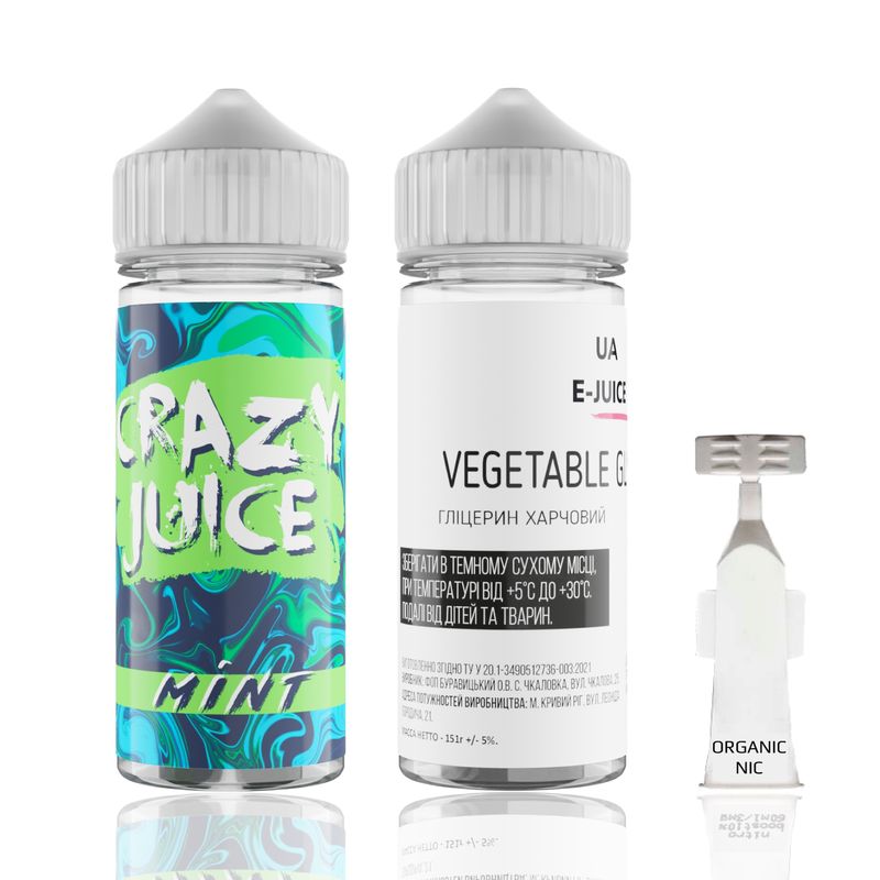 Набір Crazy Juice Mint, 120 мл