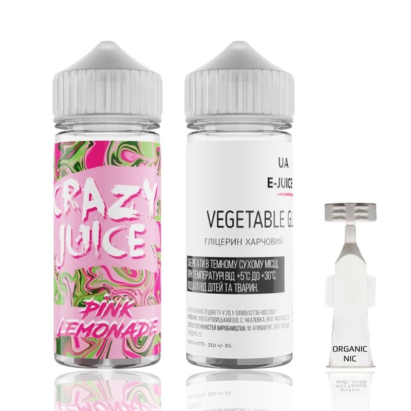 Набор Crazy Juice Pink Lemonade, 120 мл
