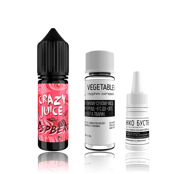 Набор Crazy Juice Rasberry, 15 мл